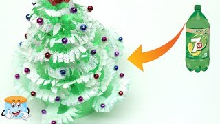 Как Сделать Новогоднюю Елку из Пластиковых Бутылок Своими Руками Поделки Самоделки