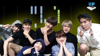 BTS  - Lost - Synthesia Piano Tutorial