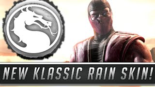 Mortal Kombat X: New Klassic Rain Skin Gameplay - Modded UMK3 Costume! (PC Mod Showcase)