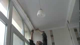 Как установить карниз для штор Gardinia в потолок Установка в Киеве 0974288408