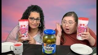 Cotton Candy Pickles | Challenge | Eating Show | Mukbang
