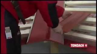 Устройство ендовы. Монтаж черепицы Tondach