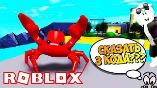 СИМУЛЯТОР КРАБА! ВВЕЛ  АДМИН КОДЫ И СТАЛ САМЫМ БОГАТЫМ КРАБОМ! Roblox simulator