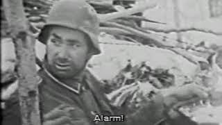 Немецкая военная кинохроника. Оборонительный бой зимой