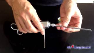 Meat injector, Flavor injector, Turkey injector, Training