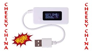Вольтметр USB тестер kcx-017 / Измеритель емкости батареи / Тестер Mah