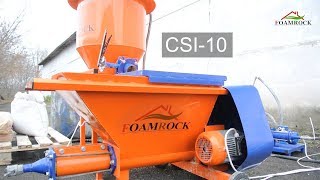 Best foam concrete machine