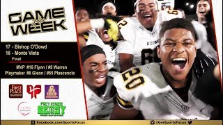GetSportsFocus Game of the Week | Bishop O'Dowd vs Monte Vista