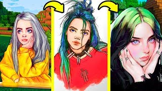 КАК МЕНЯЛАСЬ БИЛЛИ АЙЛИШ И ЕЕ БИОГРАФИЯ В МАЙНКРАФТ!