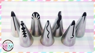 RUSSIAN PIPING TIPS, RUFFLE PIPING TIPS DIY EASY, DESSERT IDEAS