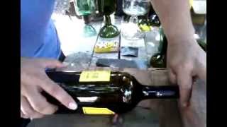 Como hacer copas con botellas de vidrio