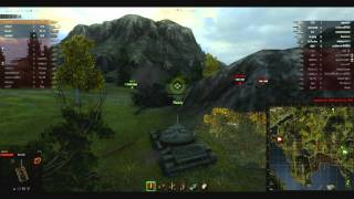 World of Tanks T-54 vs Lorraine and E-50. Nice fast battle :D