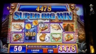 WMS Gaming - Mayan Sun Slot Bonus 50 Spins & Re-trigger