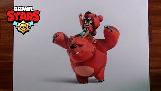 Dibujando a Nita de Brawl Stars | PatrickART