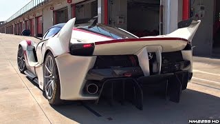 Ferrari FXX K OnBoard Footage on Track - PURE V12 Engine Sound!