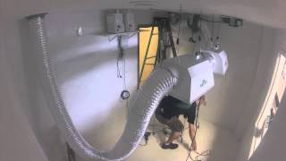 Indoor Grow Room and Hydroponic System Setup Time-lapse