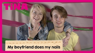My boyfriend does my nails | Ralf & Imke | Tina