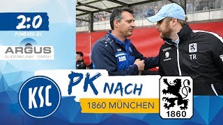 KSC-Pressekonferenz nach 1860 München (35. Spieltag)