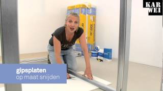 Een wand bouwen met Gyproc gipsplaten en metalen profielen