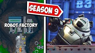ROBOT FACTORY - New Location in Fortnite. LAZY LAGOON is in danger. Robot building is in full swing