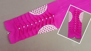 Poncha Design Cutting And Stitching | Pouncha | Easy Method | latest pouncha and sleeves design