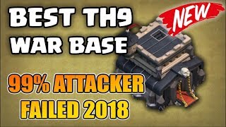 NEW TH9 WAR BASE FOR 2018 | "EPIC" TOWNHALL 9 WAR BASE FOR ALL TIME | Clash Of Clans