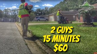 The key to a profitable lawn care 2 man crew