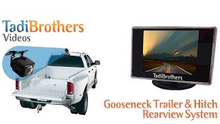 Backup Camera for Gooseneck Trailer Hitch | Small Iball Hitch Camera