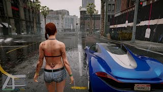 Gta 6 Graphics! GTA 5 Redux Ultra Realistic Real Life Mod Gameplay 2 PC (2017)