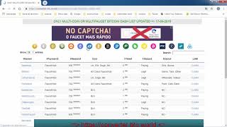 Bitcoin and Dogecoin Faucet list and Rotator - 2019 FaucetHub