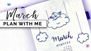 Plan With Me || March 2018 || Bullet Journal