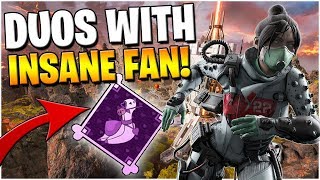 DUOS IS BACK! - INSANE TEAMMATE WAS A FAN! (Apex Legends)