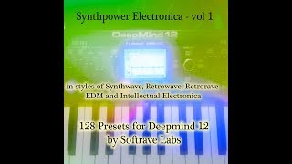 Deepmind 12 128 presets patches sound bank demo -  Synthpower Electronica Vol1 by Softrave Labs