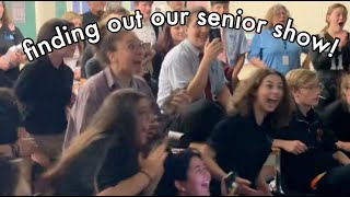 finding out my school musical REACTION! *we freak out*