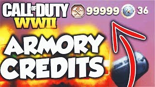 how to get "ARMORY CREDITS" FAST & EASY! - WORLD WAR 2 HOW TO UNLOCK EPIC WEAPONS! (WW2 Secret)