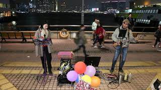 成哥點唱  站在高崗上 -- Maria + Ben哥點唱 Have you ever seen the rain -- Sunny -- M & S中環5-6號碼頭200104