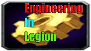 Legion WoW Engineering, lots of cool gizmos