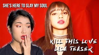 BLACKPINK - 'KILL THIS LOVE' LISA TEASER VIDEO Reaction *oh spoookayyy*