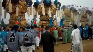 【11-2】四国中央市土居町秋祭り太鼓台統一かきくらべ【2011年】