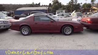 1989 Camaro IROC-Z IROC Z28 T Top For Sale $1150 ~ 3rd Gen Third Generation 1 time offer