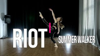 SUMMER WALKER - Riot | #alberzonefierce choreography | solos Albertas, Auksė
