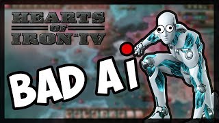 BAD AI + ROAD TO 56 MODS! | Hearts of Iron 4 hoi4 - AI ONLY!