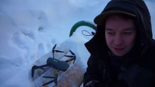 Экстримальный тест DJI MAVIC в -20 low temperature, compass error