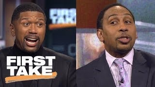 Stephen A. Smith trolls Jalen Rose's fashion choices | First Take | ESPN