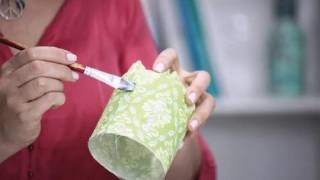 Как сделать легкие горшки для цветов  How to make easy flower pots