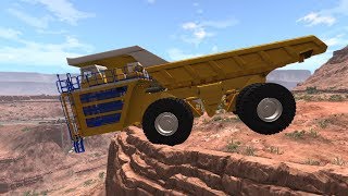 Неудачно прыгнул с горы. Beamng drive. Биэмнджи Драйв
