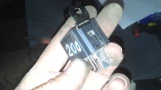 Daewoo Nexia ремонт контактной группы замка зажигания 3