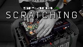 How to SCRATCH on the SP404A [Finger Drumming Tutorial]