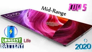 Mid-Range Longest Battery life smartphones to buy in 2020 | Top 5 smartphones with Longest battery