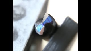 Идеальная заточка спирального сверла на точилке Строгова. Ideal sharpening of a spiral drill.